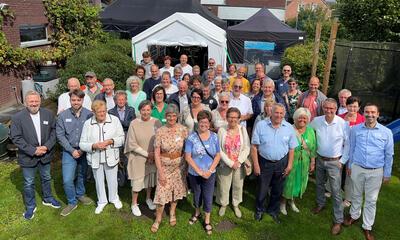 Bewoners Houtvoortstraat op straatfeest