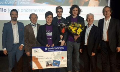 Koen Daniëls bij uitreiking Vlajo-prijs