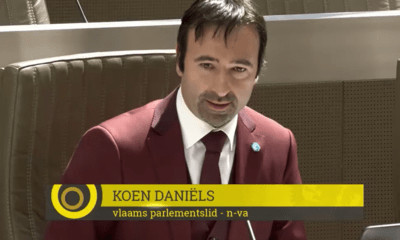 Koen Daniëls in de plenaire vergadering