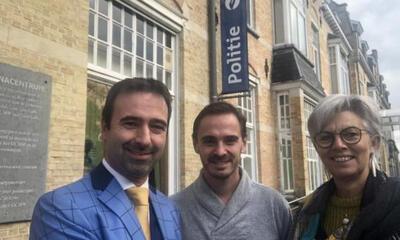 Koen Daniëls, Nico De Wert en Marlene Moorthamers voor politiegebouw Sint-Gillis-Waas