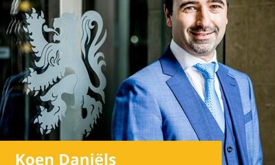 Koen Daniëls bij het Vlaams Parlement