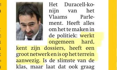 Score Koen Daniëls door Het Nieuwsblad