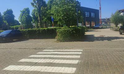 zebrapad Lage Kerkwegel