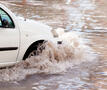 auto in water