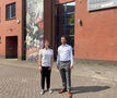 Koen Daniëls en Lauren Van Guyse bij het jeugdhuis